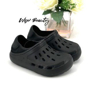 Skechers Boy’s Foamies Swifters II Warmer Clog Size 7 Shoe Black NEW